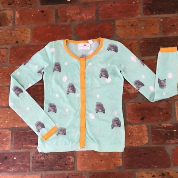 Anthro Giuliana Leila Road Rage Cardigan with cashmere szXS - Picture 10 of 12